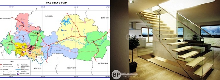 MẪU CẦU THANG KÍNH CƯỜNG LỰC ĐẸP TẠI BẮC GIANG