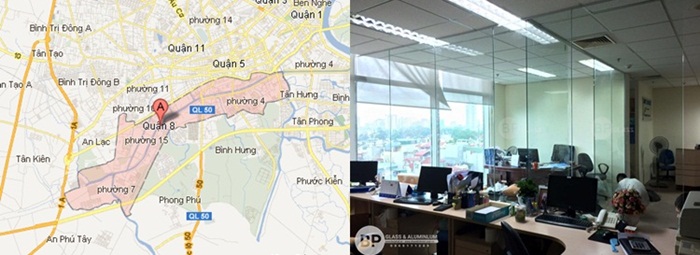 VÁCH KÍNH CƯỜNG LỰC VIỆT NHẬT TẠI QUẬN 8, HCM