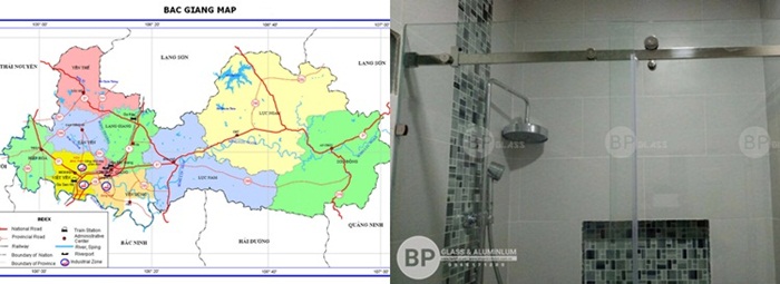 BUỒNG TẮM KÍNH VÁCH TẮM KÍNH ĐẸP TẠI BẮC GIANG